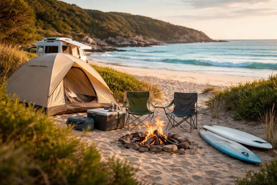 Read more about the article Top 10 Free Camping Spots Near Australian Beaches