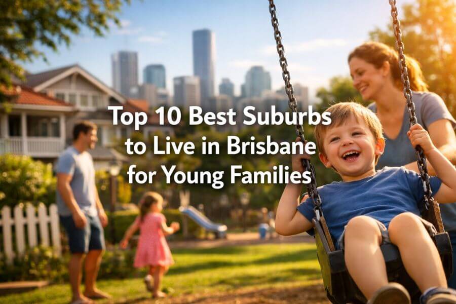 Read more about the article Top 10 Best Suburbs to Live in Brisbane for Young Families