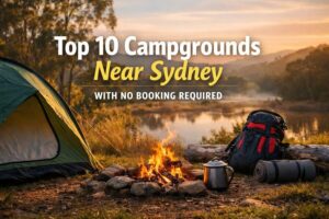 Read more about the article Top 10 Campgrounds Near Sydney with No Booking Required