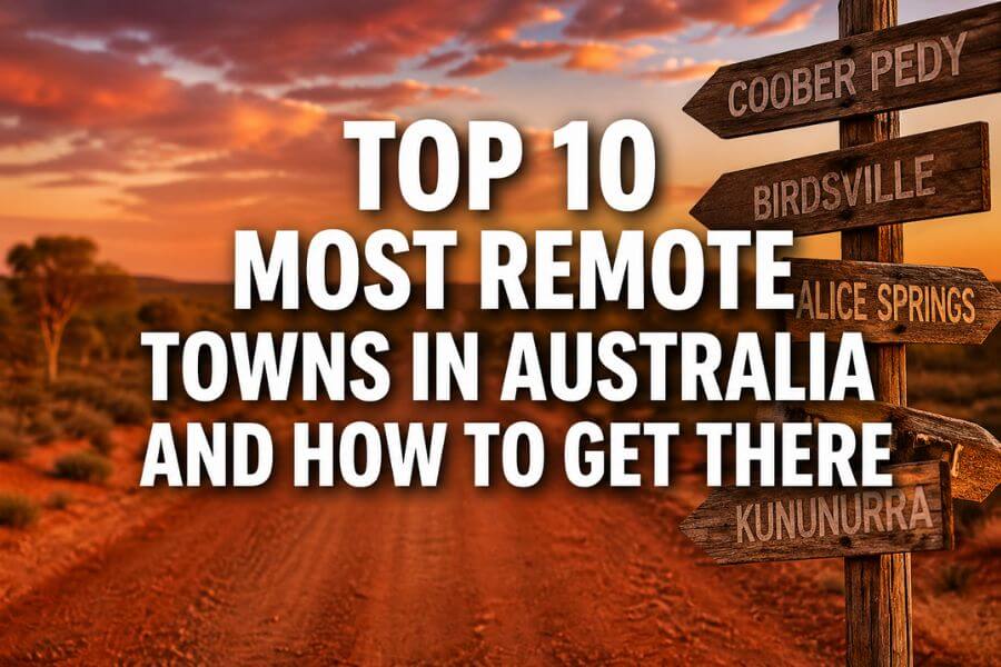 Read more about the article Top 10 Most Remote Towns in Australia and How to Get There