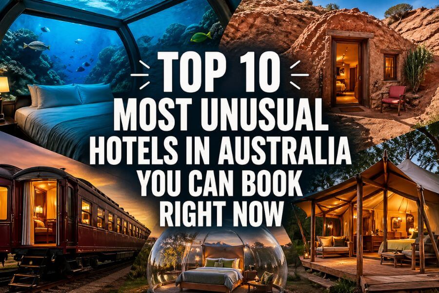 Read more about the article Top 10 Most Unusual Hotels in Australia You Can Book Right Now