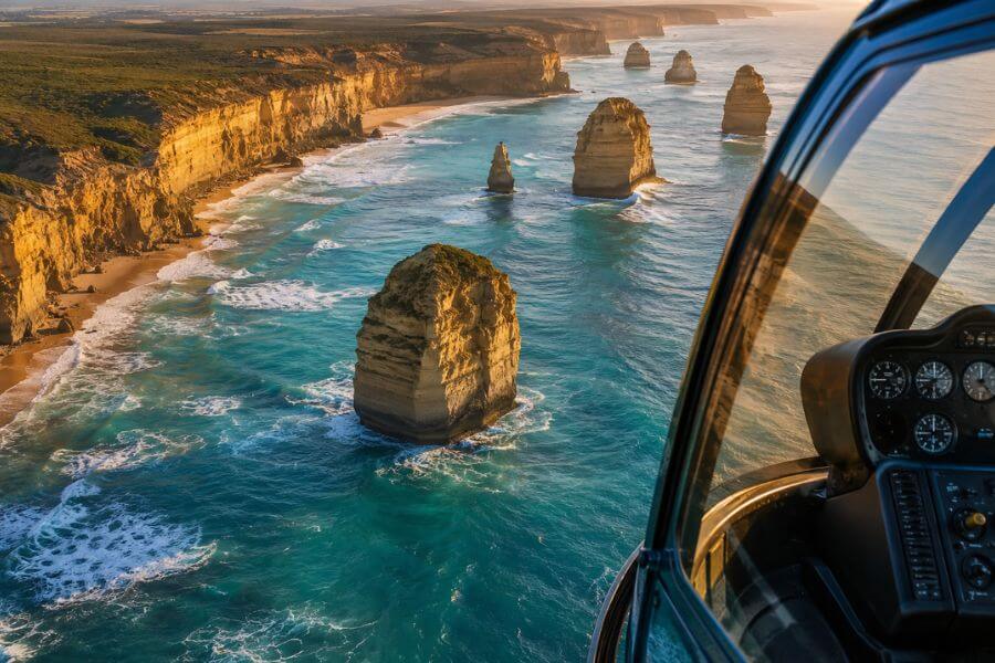 Read more about the article Top 10 Scenic Helicopter Tours in Australia Worth the Splurge