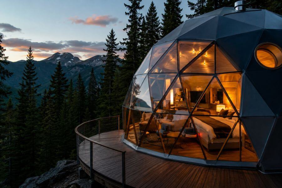 Read more about the article Glamping Reimagined: The Most Luxurious Wilderness Domes and Treehouses in the US